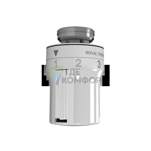 Термоголовка жидкостная Royal Thermo, M30 x 1,5 белый, RTE 50.030, НС-1050904 - фото 2