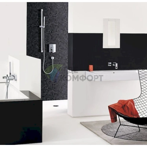 Смеситель Grohe Eurocube 19895000 для раковины с кубическим дизайном и технологией SilkMove - фото 8
