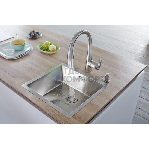 Смеситель Grohe Zedra для кухни с выдвижной лейкой - фото 3