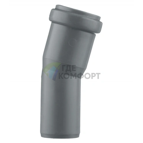 Отвод канализационный HTB 32 15° Ostendorf - фото 1