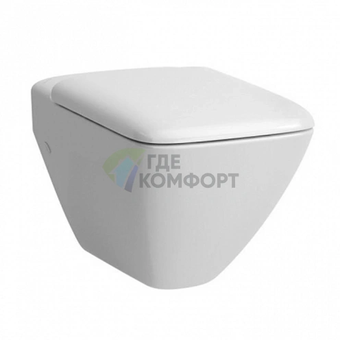 Подвесной унитаз LAUFEN Palace New безободковый с мощным смывом (8.2070.6.000.000.1) - фото 1