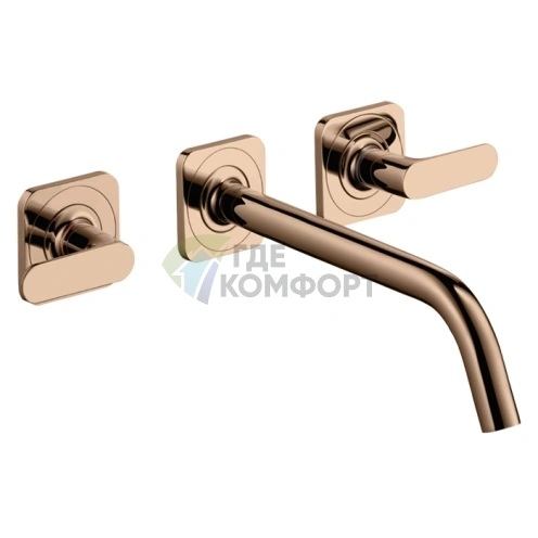 Смеситель AX Citterio M для умывальника в роскошном полированном красном золоте (34315300) - фото 1