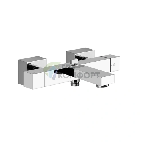 Термостатический смеситель Gessi Rettangolo с автоматическим переключением ванна/душ (20111#031) - фото 1