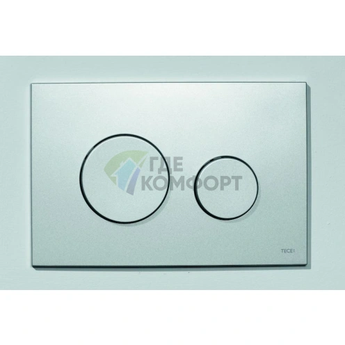 Кнопка смыва TECE Loop 9240625, матовый хром - фото 2