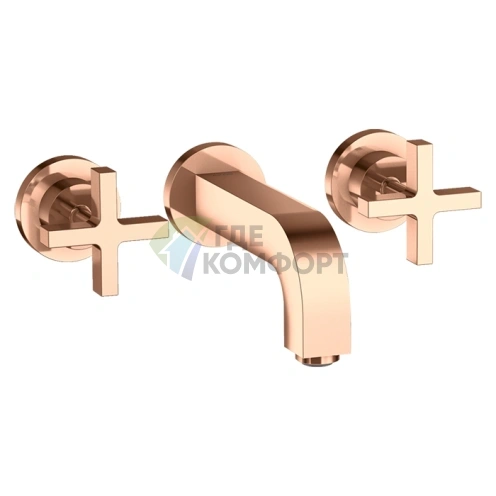 Смеситель для раковины AX Citterio в цвете полированное красное золото (39313300) - фото 1