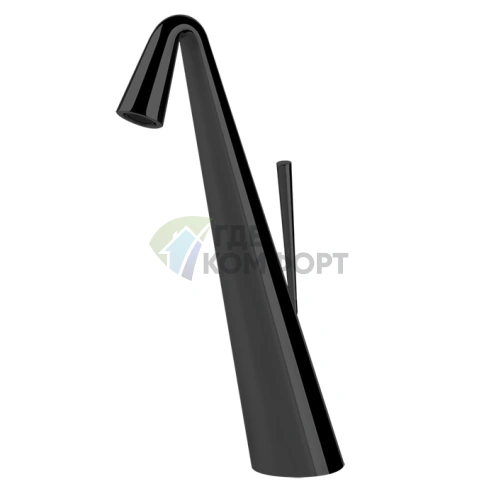 Высокий смеситель для раковины Gessi Cono Black XL (шланги 3/8) (45003#299) - фото 1