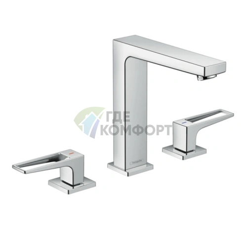 Смеситель для раковины Hansgrohe Metropol 160 с донным клапаном Push-open, хром (74515000) - фото 1