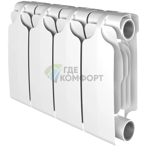 Радиатор биметаллический Bilux Plus R200/04 секции - фото 1