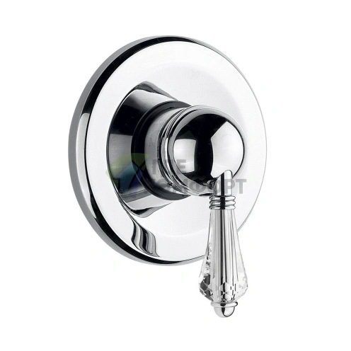 Встраиваемый смеситель для душа Nicolazzi Cristallo с 1 источником, хром (3406CR33) - фото 1