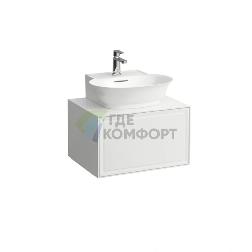Подвесная база New Classic Laufen с ящиком 580×450×350 мм, белая глянцевая (4.0600.3.085.631.1) - фото 1