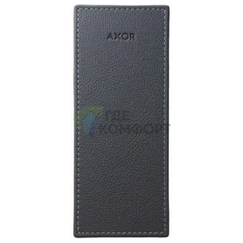 Панель для смесителя AX MyEdition на излив 200 мм: кожаная отделка, серый цвет (47916000) - фото 1