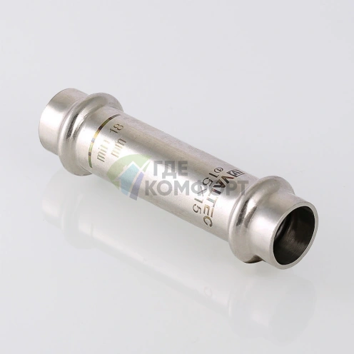 Пресс-муфта надвижная 35 мм х 35 из нержавеющей стали VTi.904.I.003535 VALTEC (ВАЛТЕК) - фото 2