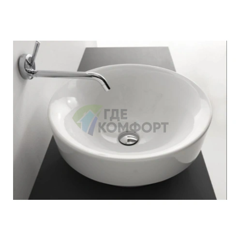 Раковина-чаша KERASAN Cento круглая 45 см белая (355701) - фото 2