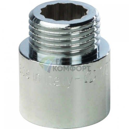 Удлинитель STOUT латунный 1/2 x 20 хромированный - фото 2