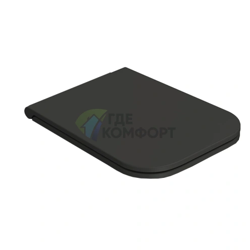 Сиденье для унитаза GLOBO Stone 52 см Smoke с микролифтом (ST022.SK) - фото 1