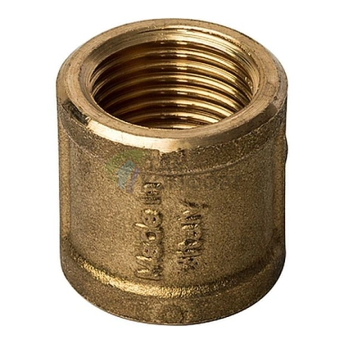 Муфта STOUT ВВ 1/2 внутренняя резьба латунная - фото 1