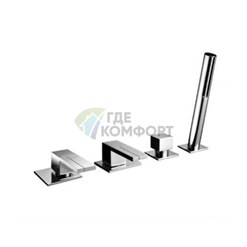 Ручка для смесителя Fantini AR/38 левая, цвет хром-хром (38 02 534902) - фото 1