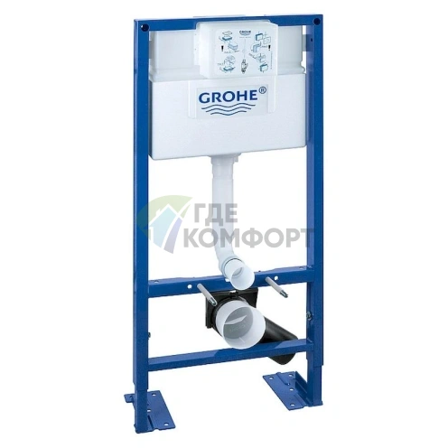 Система инсталляции Grohe Rapid SL 38586001: усиленная конструкция для надежного монтажа - фото 1