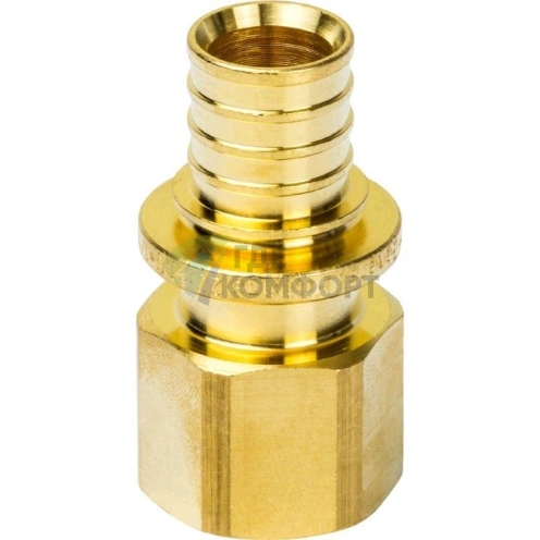 Переходник для труб из сшитого полиэтилена STOUT с внутренней резьбой ВР 20 x G 1/2 аксиальный - фото 11