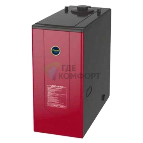 Дизельный двухконтурный напольный котел Kiturami Turbo HI FIN 30 34-9 кВт - фото 1