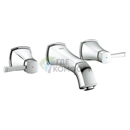 Смеситель для раковины Grohe Grandera 20414000 с хромированной отделкой - фото 1