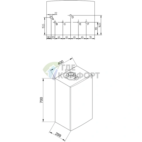 Газовый конденсационный настенный котел Baxi Duo-tec Compact 24 GA - фото 3