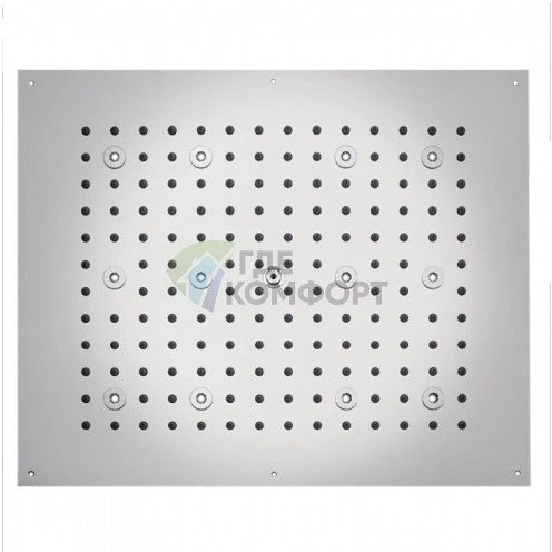 Верхний душ BOSSINI DREAM-RECTANGULAR 570x470 мм с LED-подсветкой и блоком управления (H37395.030) - фото 1