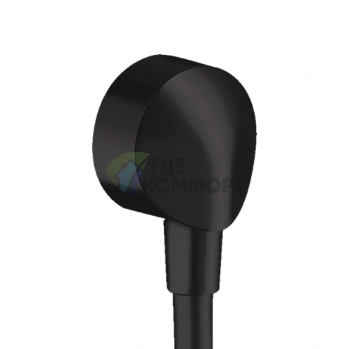 Комплект подключения HG Fixfit E для скрытого смесителя, G1/2, черный матовый (27454670) - фото 1