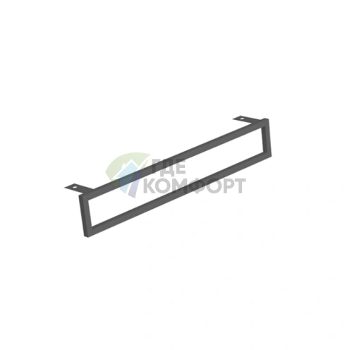 Полотенцедержатель SIMAS AGILE AG61 для раковины 610х100 мм, черный матовый - фото 1