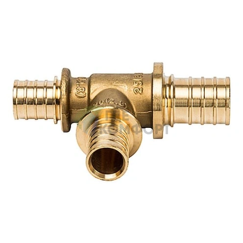 Stout Тройник переходной 25x20x20 для труб из сшитого полиэтилена аксиальный - фото 2