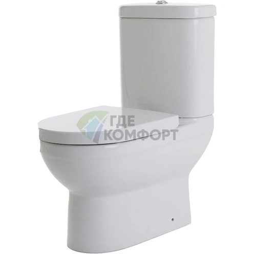 Унитаз-компакт Bravat New Moon с системой микролифта - фото 1