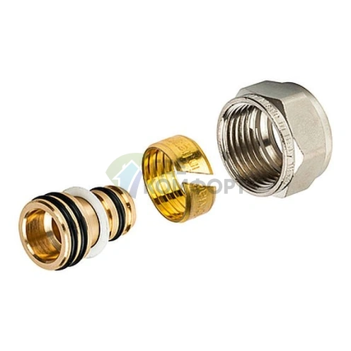 Фитинг STOUT компрессионный для труб металлопластиковых PEX-AL-PEX 16x2-0x1/2 - фото 1