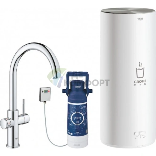 Смеситель Grohe Red II Duo для кухни с функцией мгновенного нагрева воды - фото 1