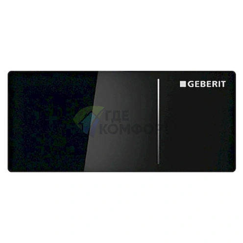 Кнопка смыва для скрытого монтажа Geberit Sigma 70 115.635.SJ.1 черная - фото 1