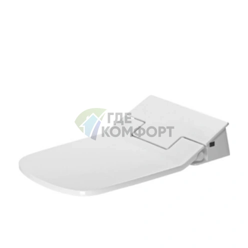 Duravit SensoWash Slim — сиденье-биде с душем, 375×540 мм, белый (611200002000300) - фото 1