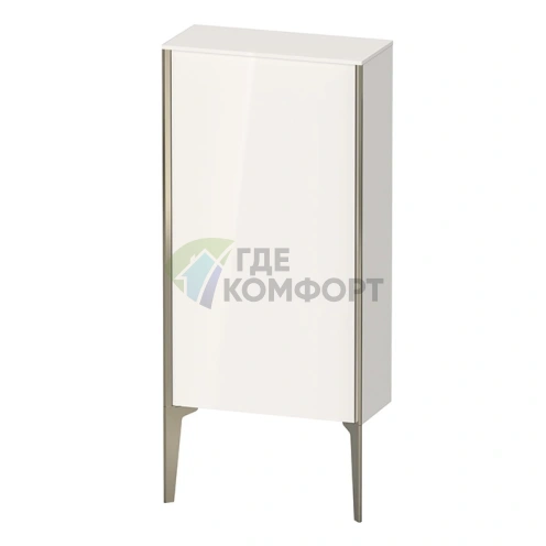 Подвесной шкаф Duravit XViu 890x500x240 мм, белый глянцевый/champagne matt (XV1306RB122) - фото 1