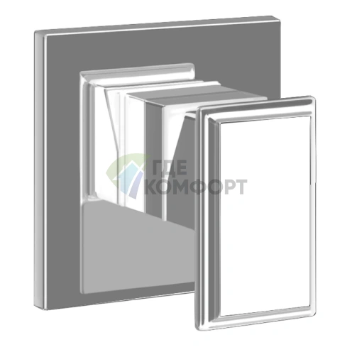 Gessi Eleganza: Однорычажный встраиваемый смеситель для раковины в цвете Finox (46106#149) - фото 1