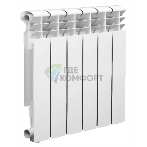 Радиатор алюминиевый Lammin ECO AL500-80-6 - фото 1