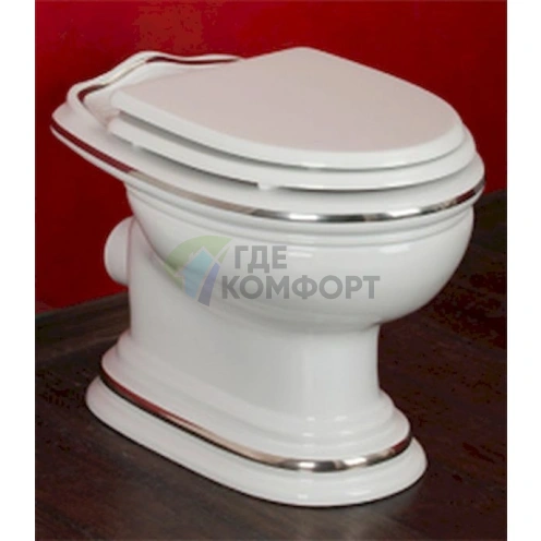 Приставной унитаз Migliore Milady PL в пол - фото 2