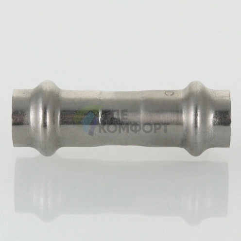 Пресс-муфта 15 мм х 12 из нержавеющей стали VTi.903.I.001512 VALTEC (ВАЛТЕК) - фото 5