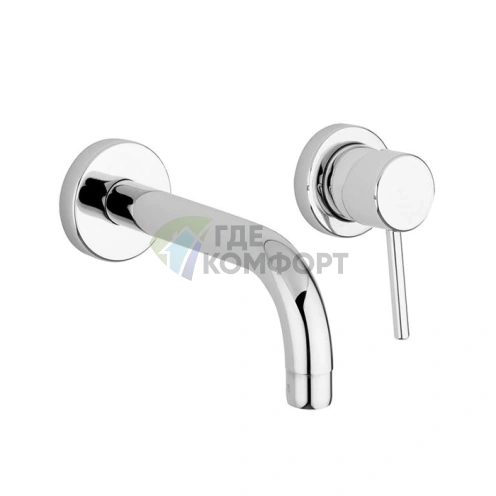 Настенный смеситель для раковины SIMAS TOKYO с изливом 200 мм, хром (TOMMLM cr) - фото 1