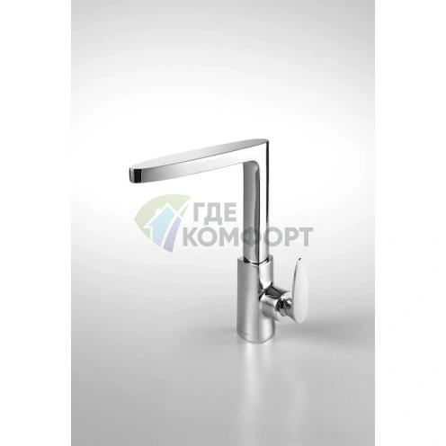 Кухонный смеситель Bravat Spring F779113C с высоким изливом - фото 2