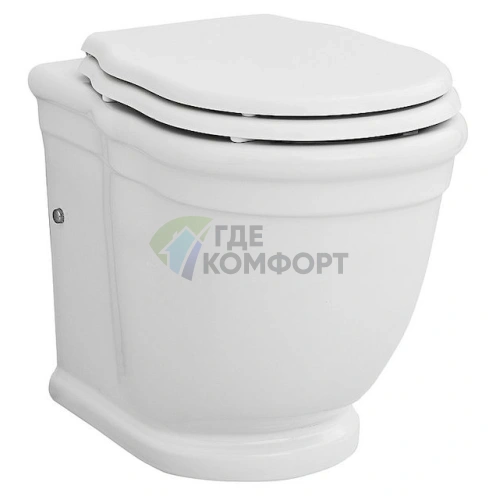 Приставной унитаз ArtCeram Hermitage HEV005 01 (HEV005 01 00) - фото 1