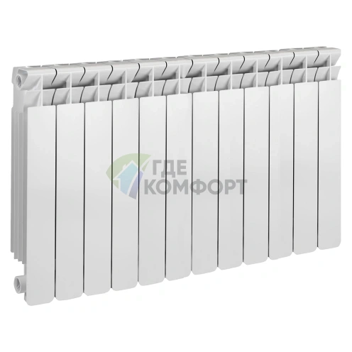 Радиатор алюминиевый Smart Installations 3500012 Easy One 350 12 секций - фото 1