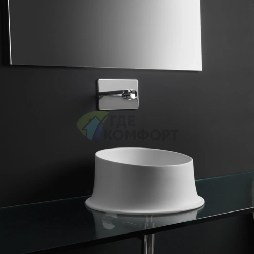 Kerasan Ciotola Умывальник накладной С5 D46см H20 см цвет белый - фото 1