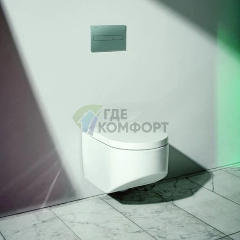 Подвесной унитаз Laufen Sonar безободковый белый (8.2034.1.000.000.1) - фото 1