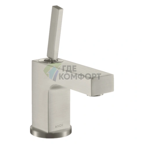 Смеситель для раковины AX Citterion из нержавеющей стали (39015800) - фото 1