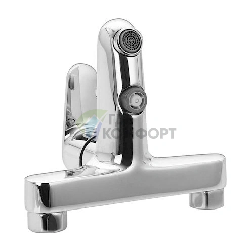 Комплект сантехники Hansgrohe Talis E2: смеситель для ванны с душем, смеситель для раковины и душевая стойка - фото 8