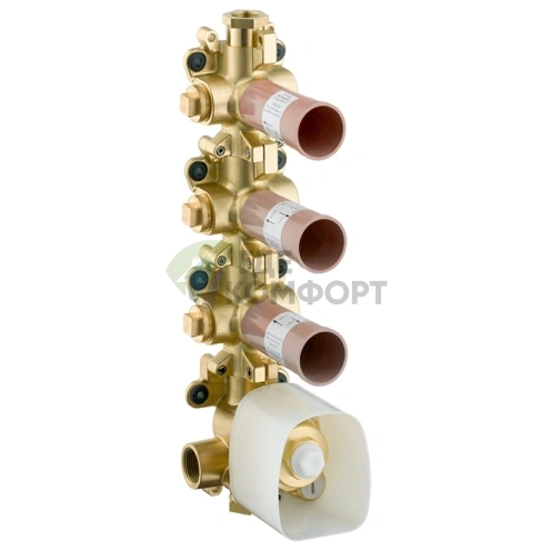 Скрытая термостатическая стойка для душа AX ShowerCollection на 3 выхода (10750180) - фото 1