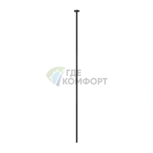 Потолочный излив GESSI 316 с дистанционным управлением, цвет Black XL (длина 365-1900 мм) (54096#299) - фото 1